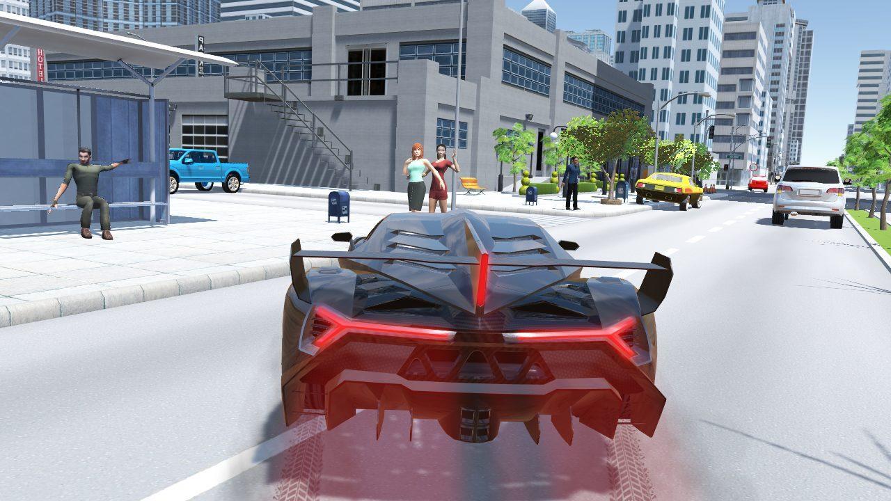 Captura de Tela do Jogo Extreme Car Driving Racing