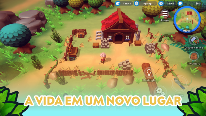 Captura de Tela do Jogo Spirit of the Island