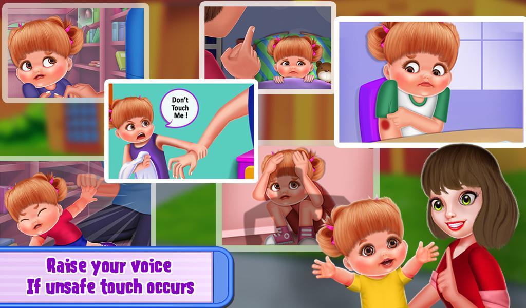 Cuplikan Layar Game Child Safety Good & Bad Touch