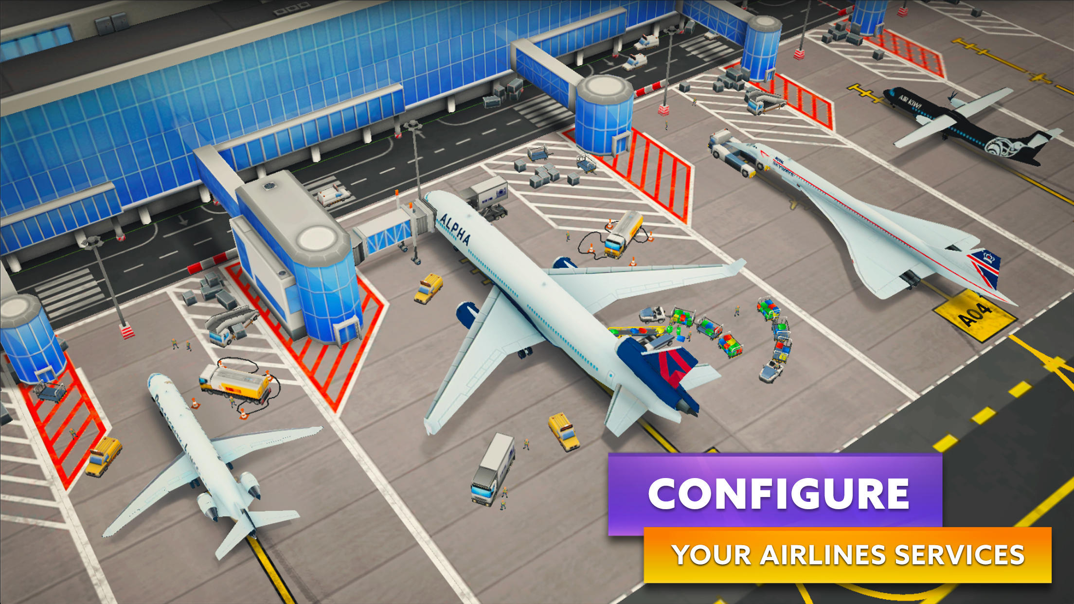 Airport Simulator: Tycoon Inc. ภาพหน้าจอเกม