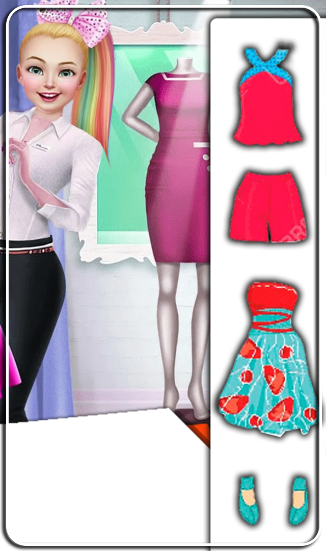 fashion & siwajo jo dressup Game Screenshot