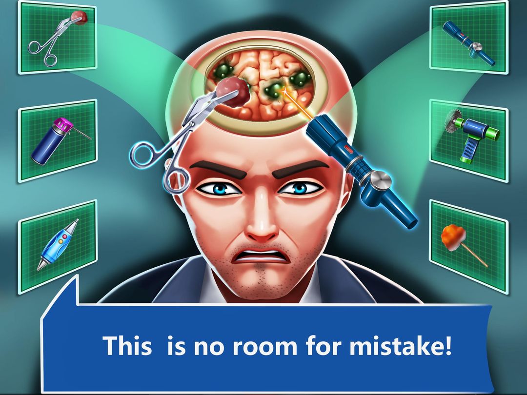 ER Hospital 5 –Zombie Brain Surgery Doctor Game screenshot game