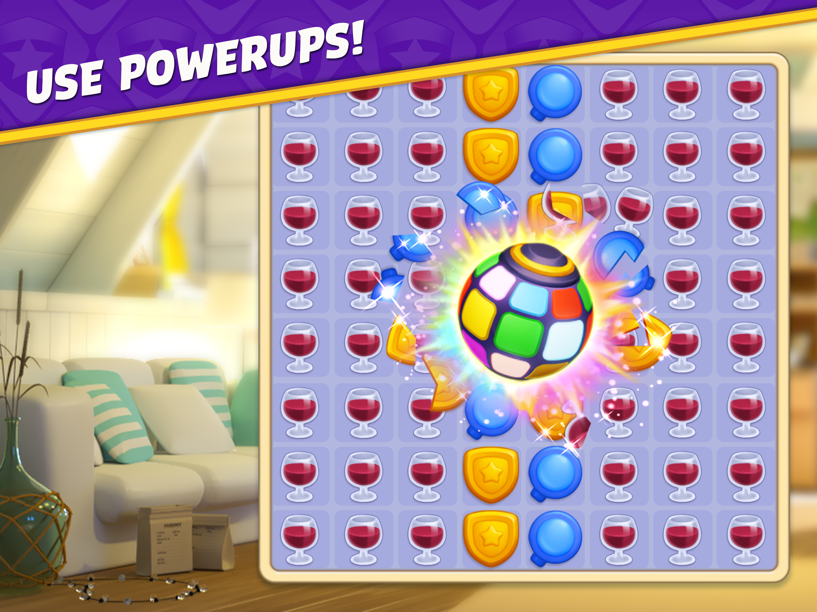 Small Town Murders: Match 3 Game Screenshot