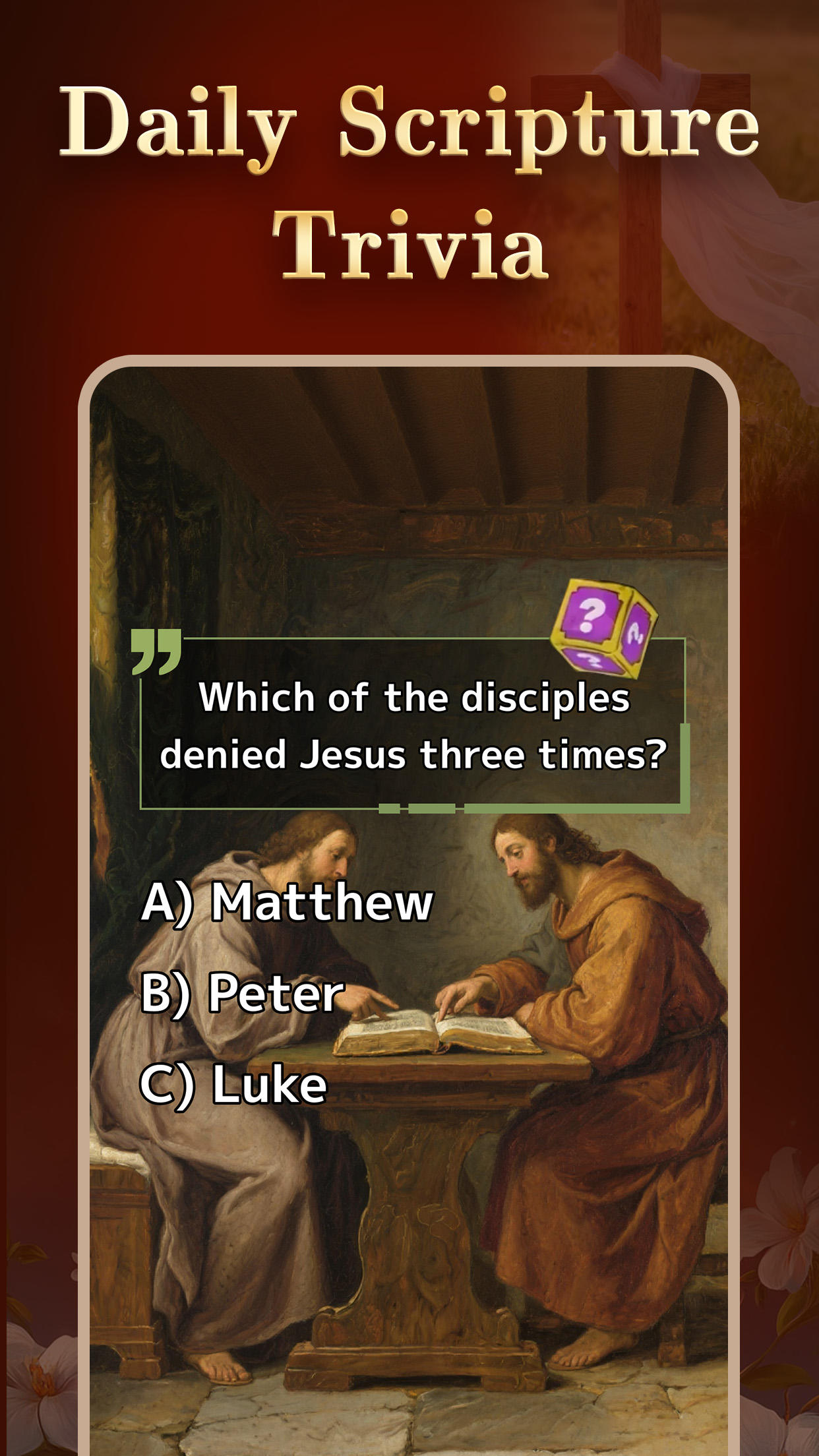 Bible Word Puzzle - Word Games Game Screenshot