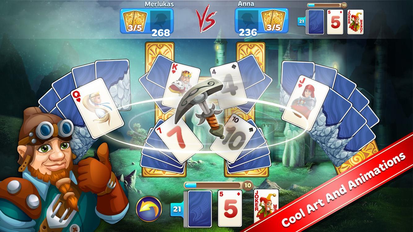 Скриншот игры Solitaire Tales Live