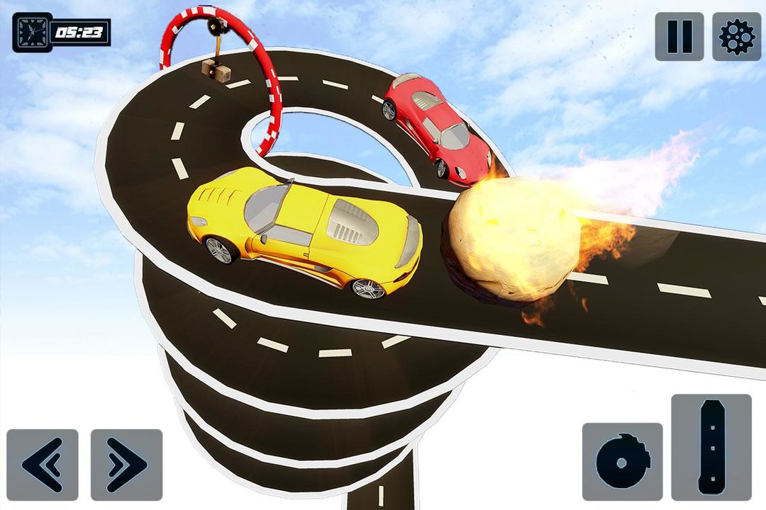 Impossible GT Car Driving Tracks: Big Car Jumps ภาพหน้าจอเกม