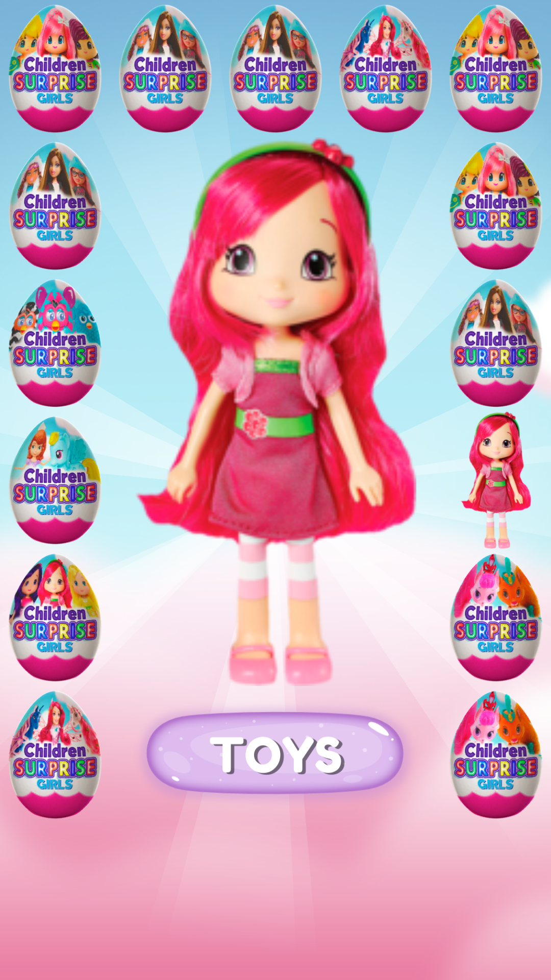 소녀를위한 깜짝 계란 게임 스크린샷