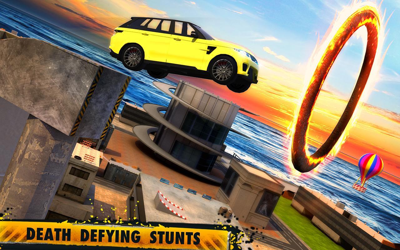 City RoofTop Stunts 2016 Game Screenshot