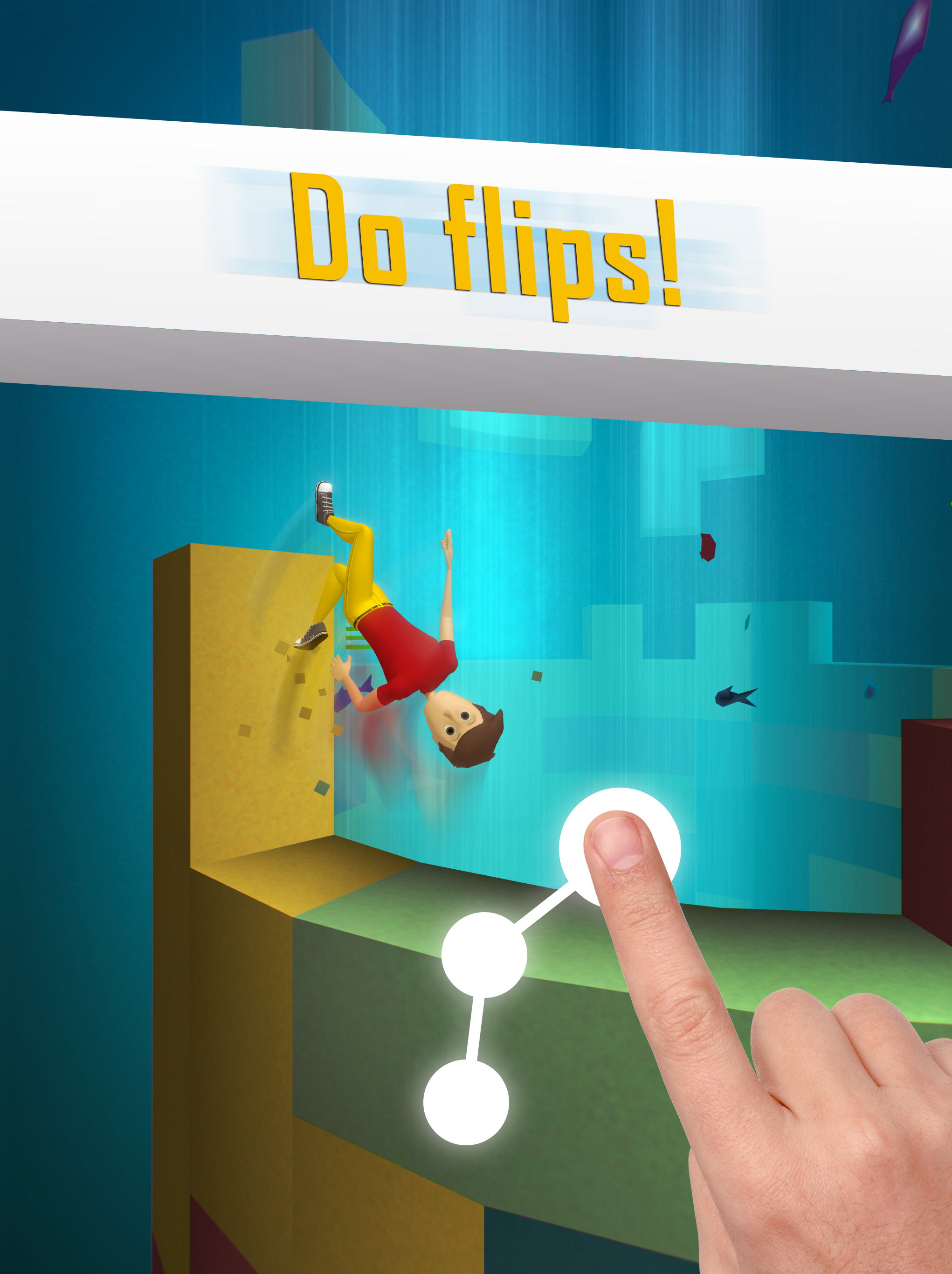 Tetrun: Parkour Mania - free running game Game Screenshot