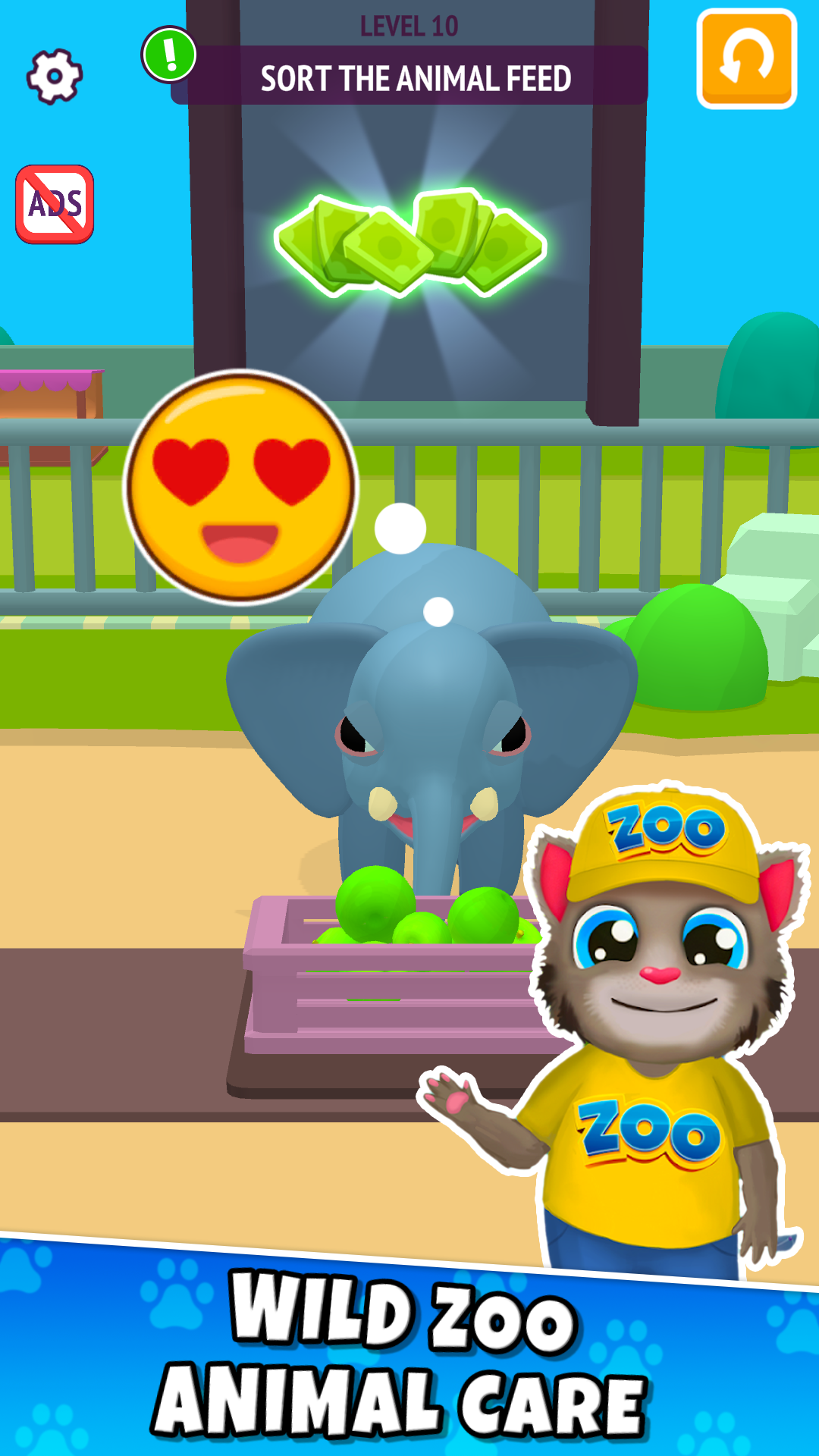 Wild Zoo - Animal Care Game Screenshot