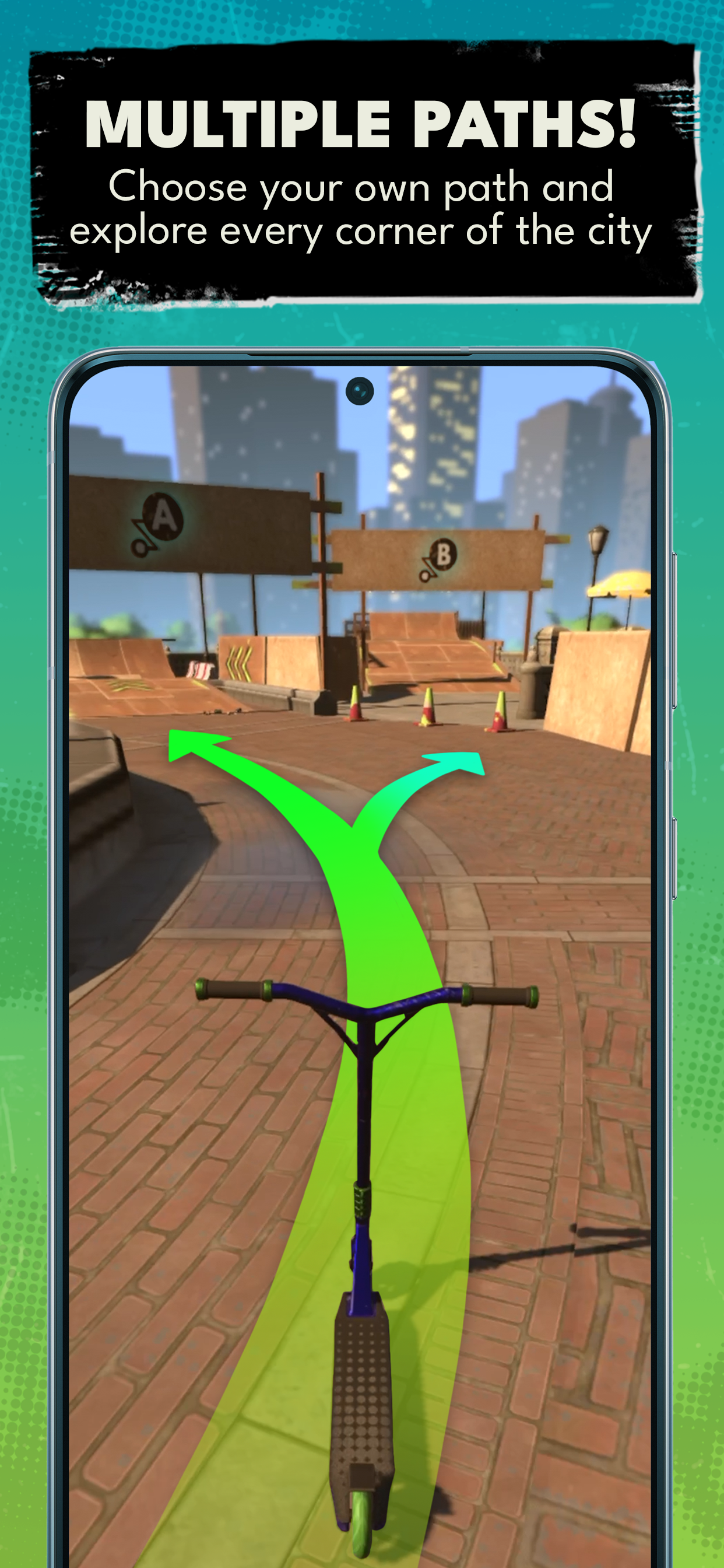 Touchgrind Scooter Game Screenshot