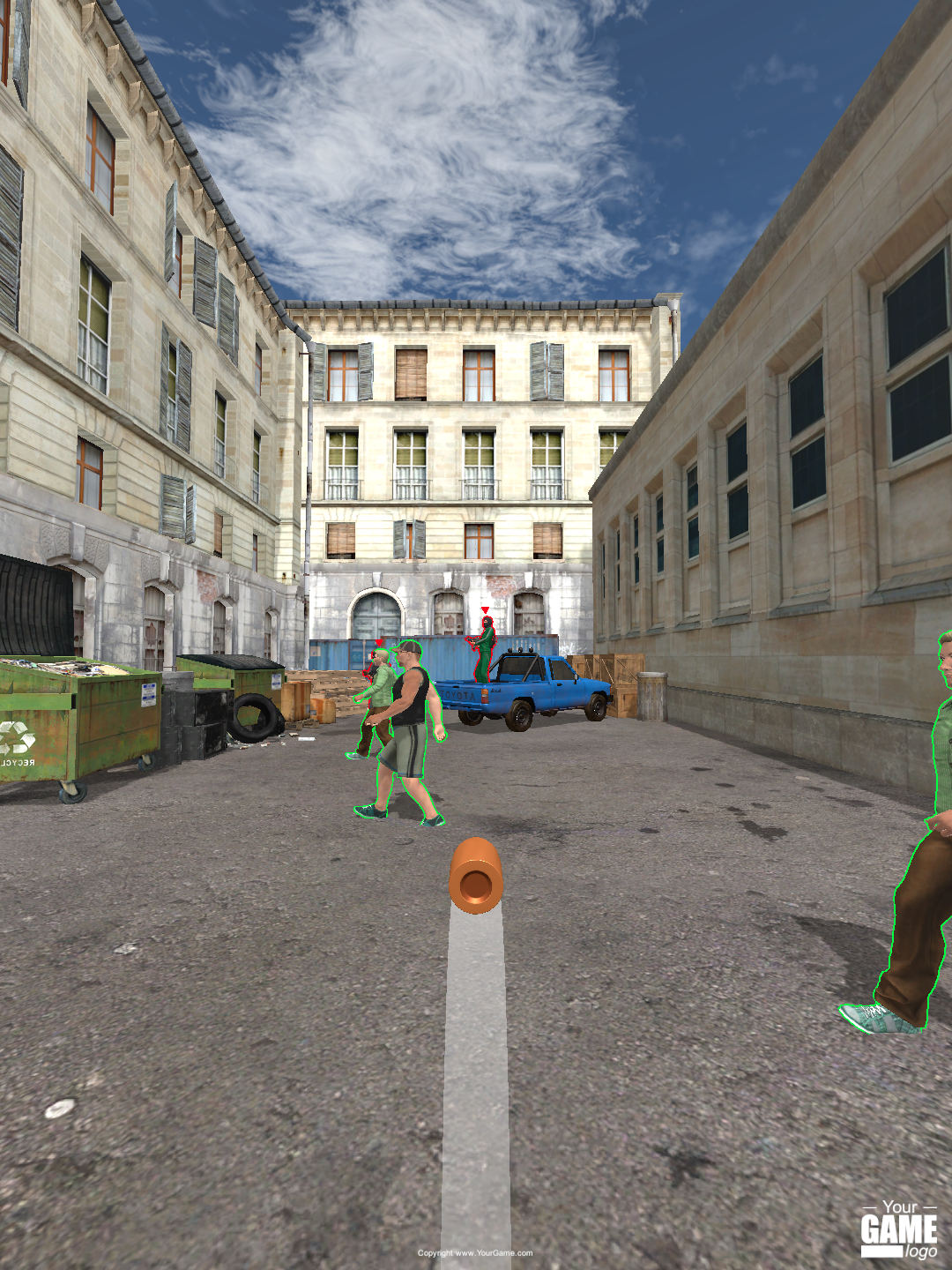 Bullet Control Game Screenshot