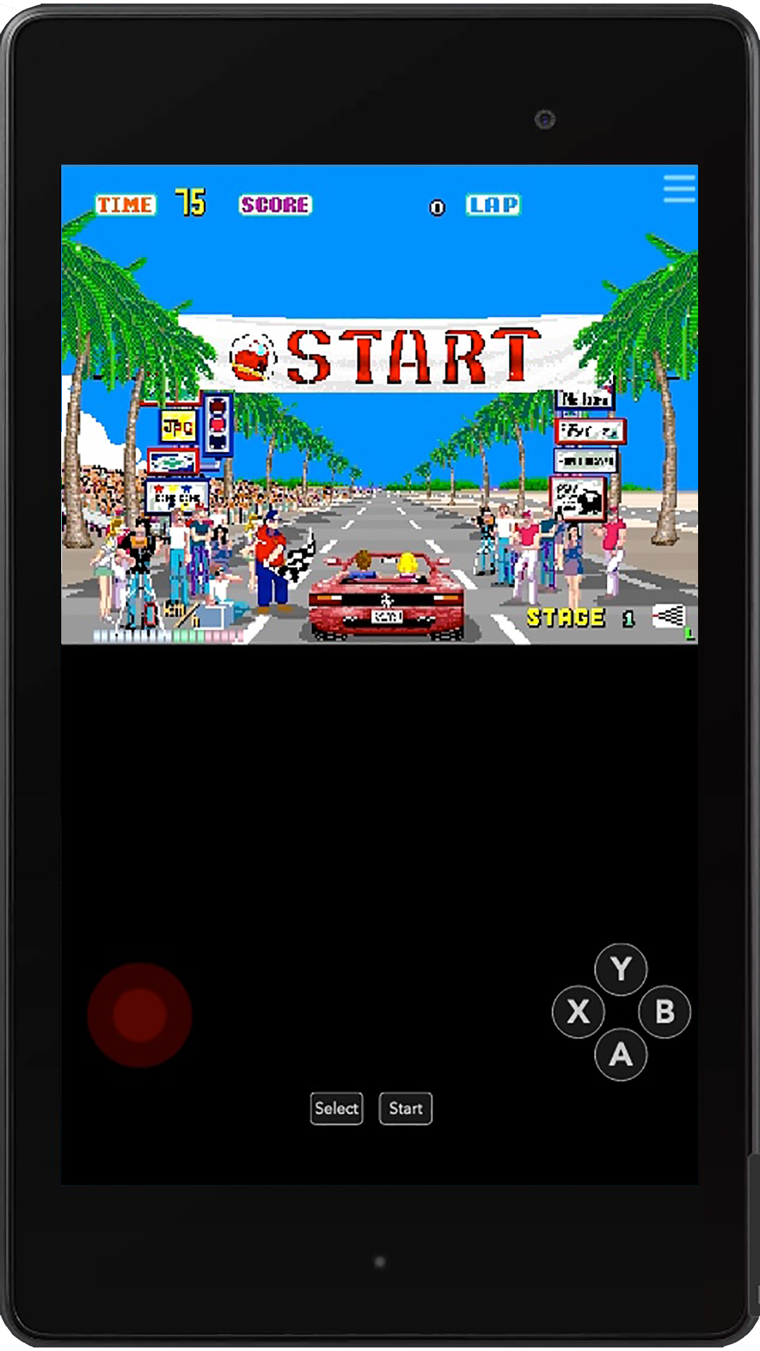OutRun Game Screenshot