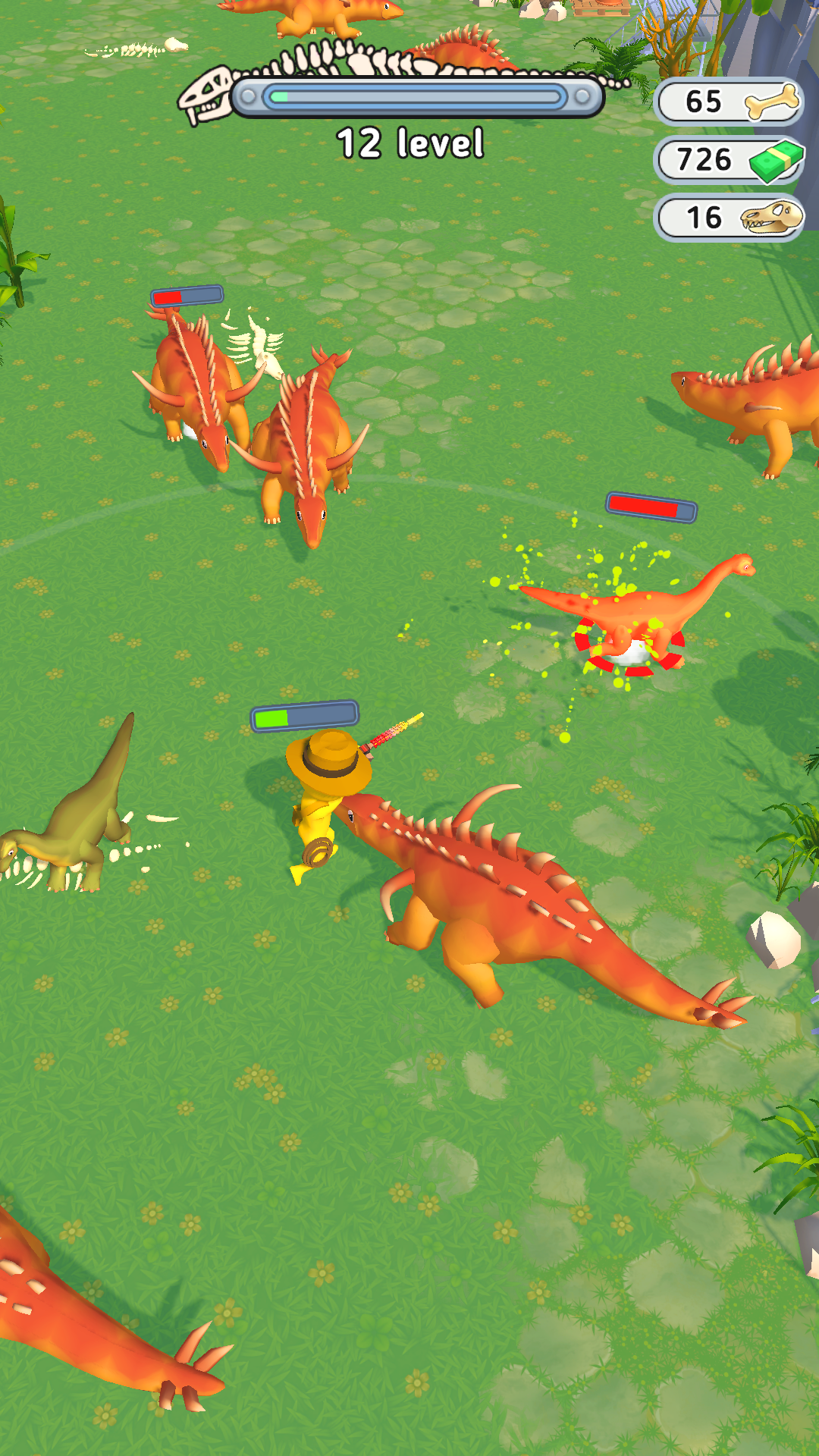 Cuplikan Layar Game Dino Fighter: Jurassic Escape