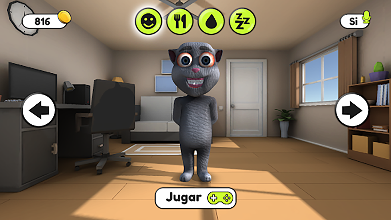 Screenshot of Talking Juan Cat