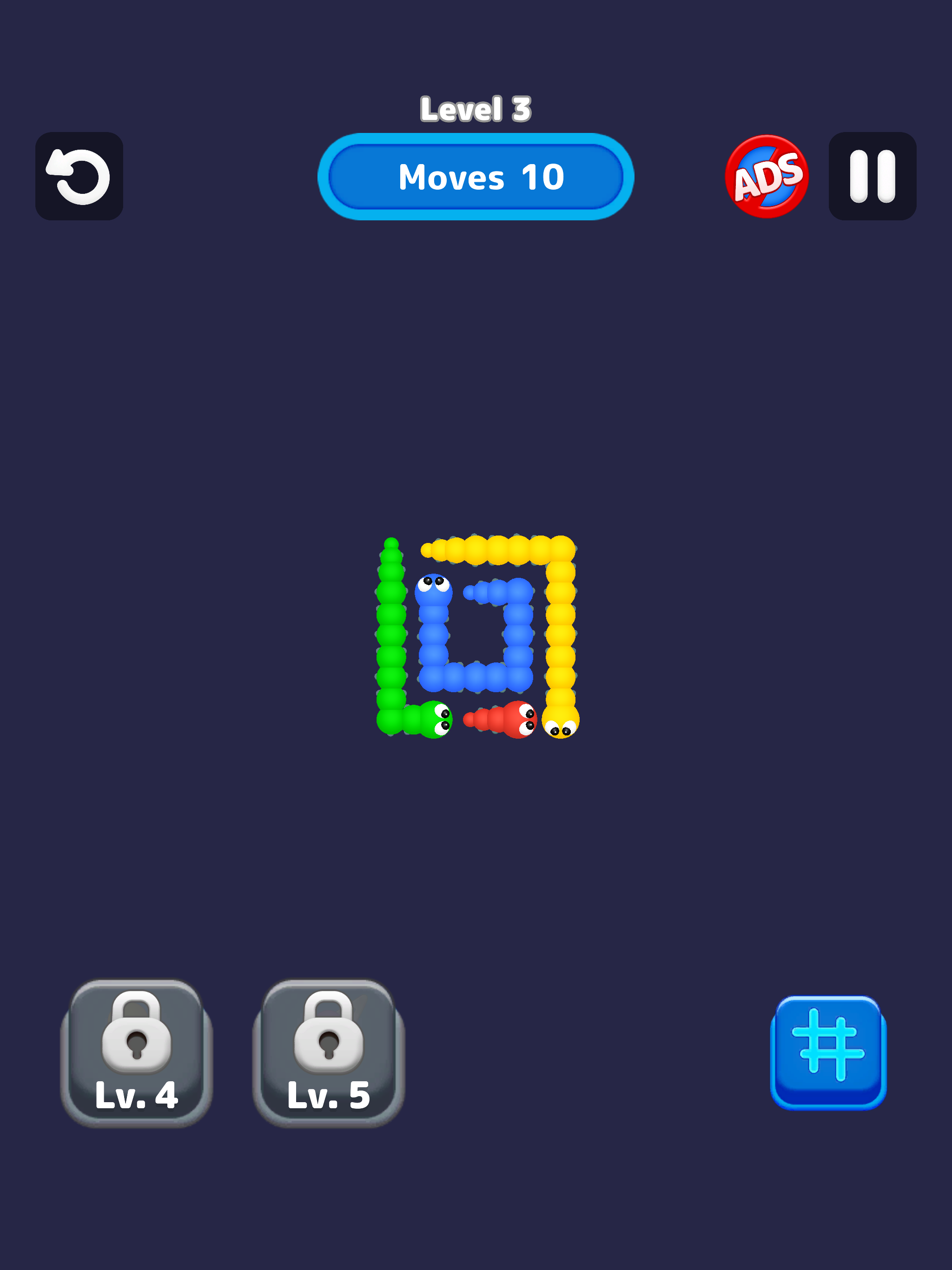 Worm Escape : Tap Out Puzzle ゲームのスクリーンショット