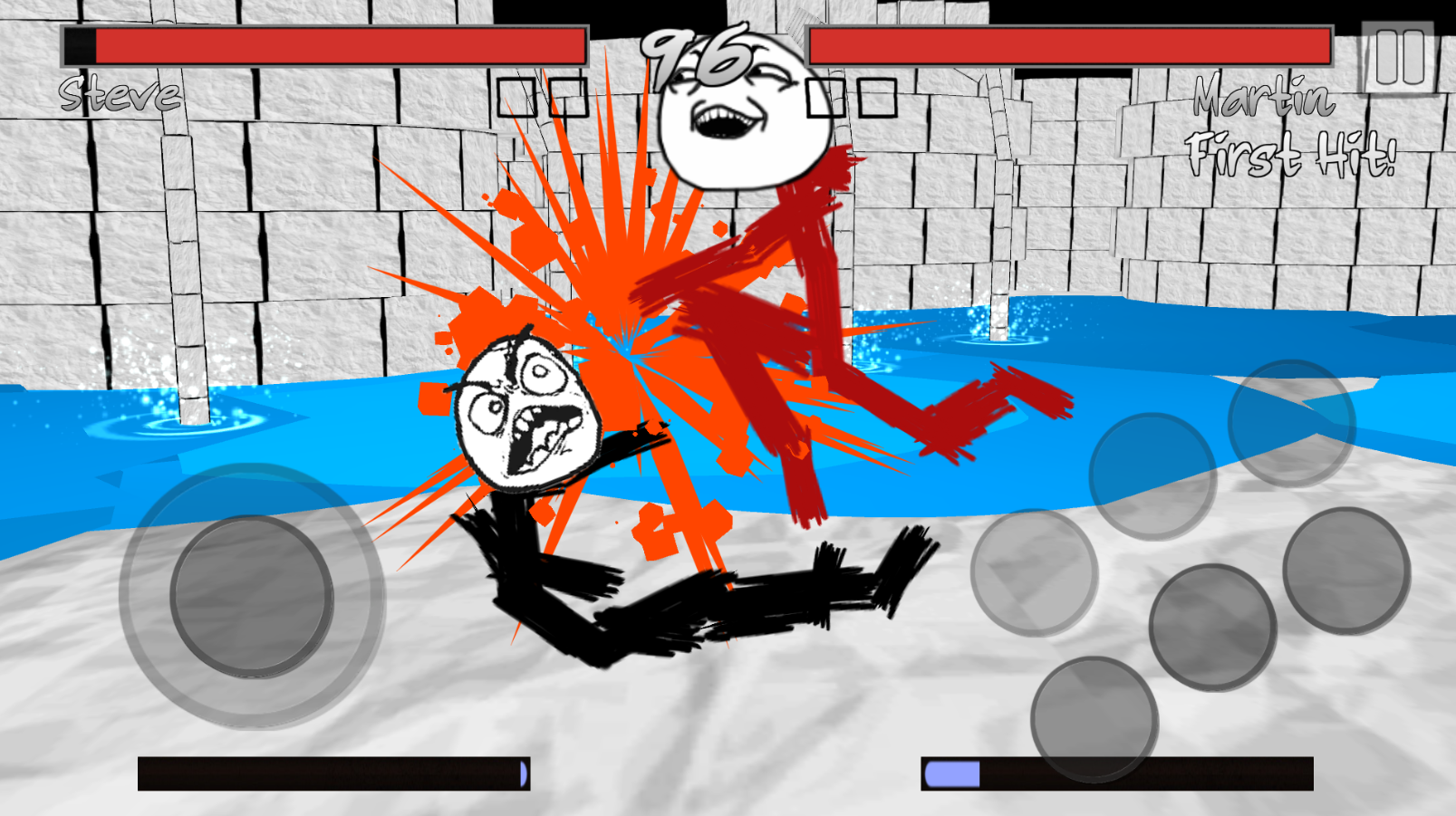 Cuplikan Layar Game Stickman Meme Fight