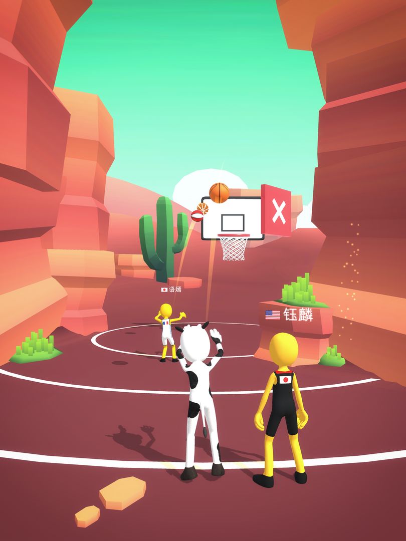 Five Hoops - Basketball Game遊戲截圖