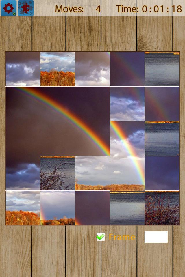 Rainbow Jigsaw Puzzle Game Screenshot