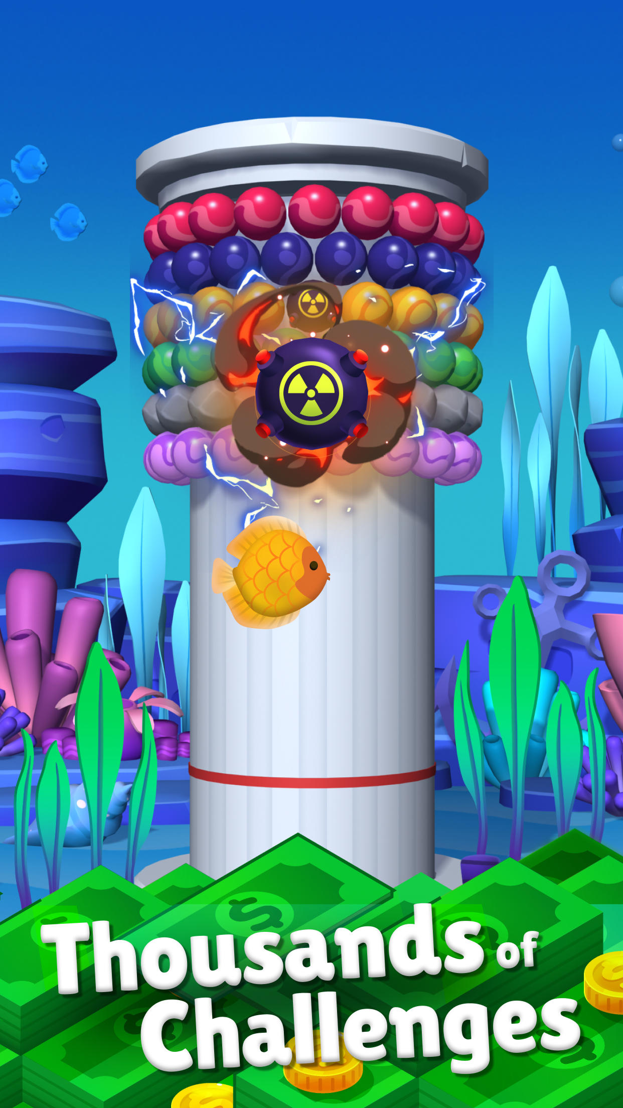 Bubble Bling: Win Real Money Game Screenshot