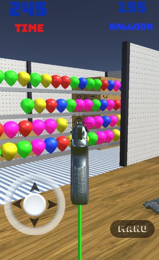 Night market shot balloon Game Screenshot
