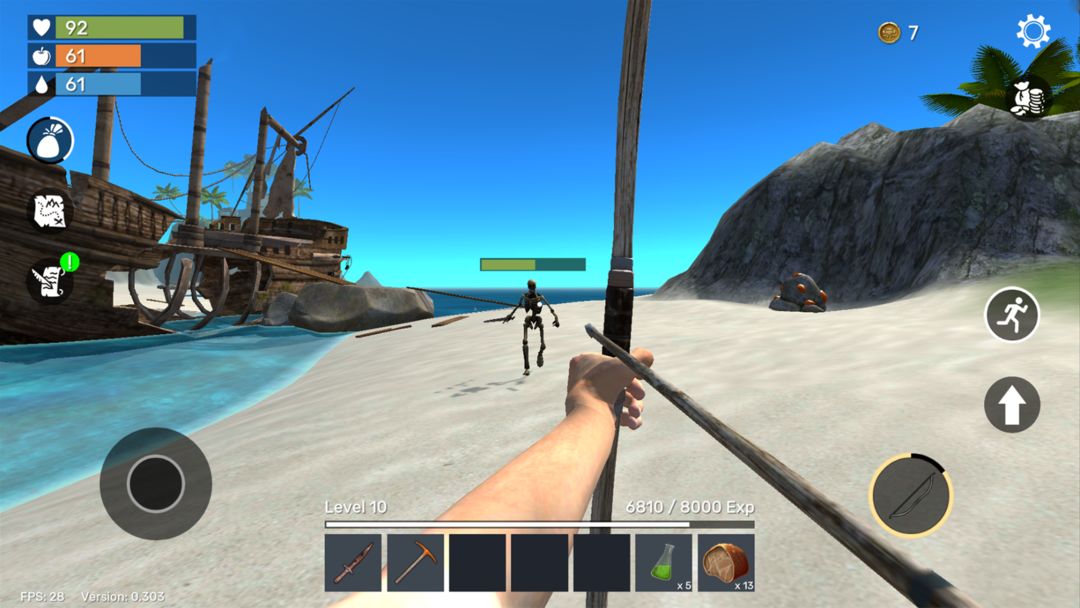 Uncharted Island: Survival RPG ภาพหน้าจอเกม