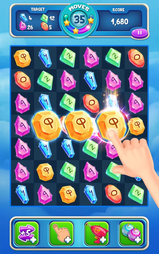 Jewel Match Madness screenshot game