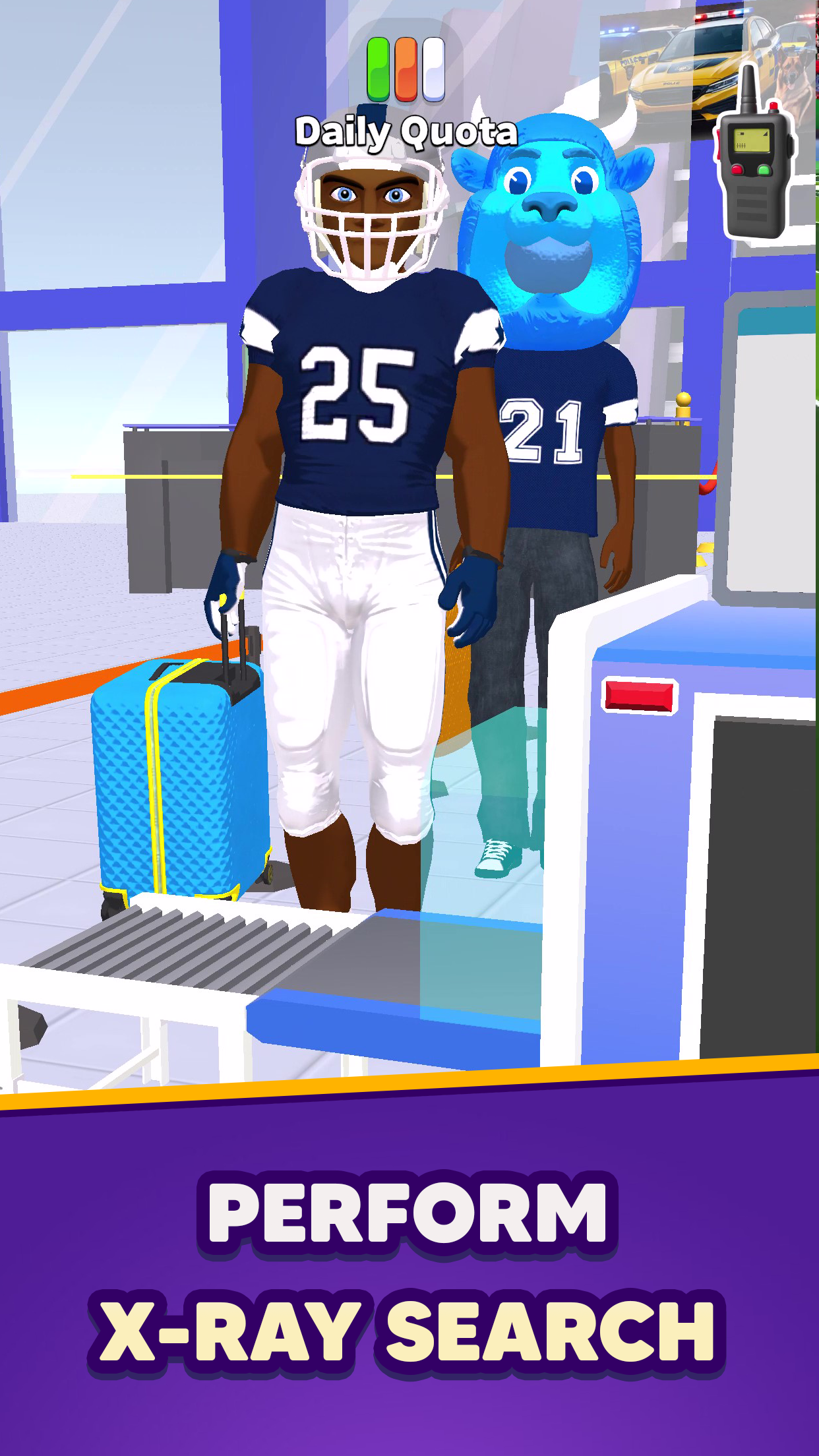 Football Giant - Police Chief Game Screenshot