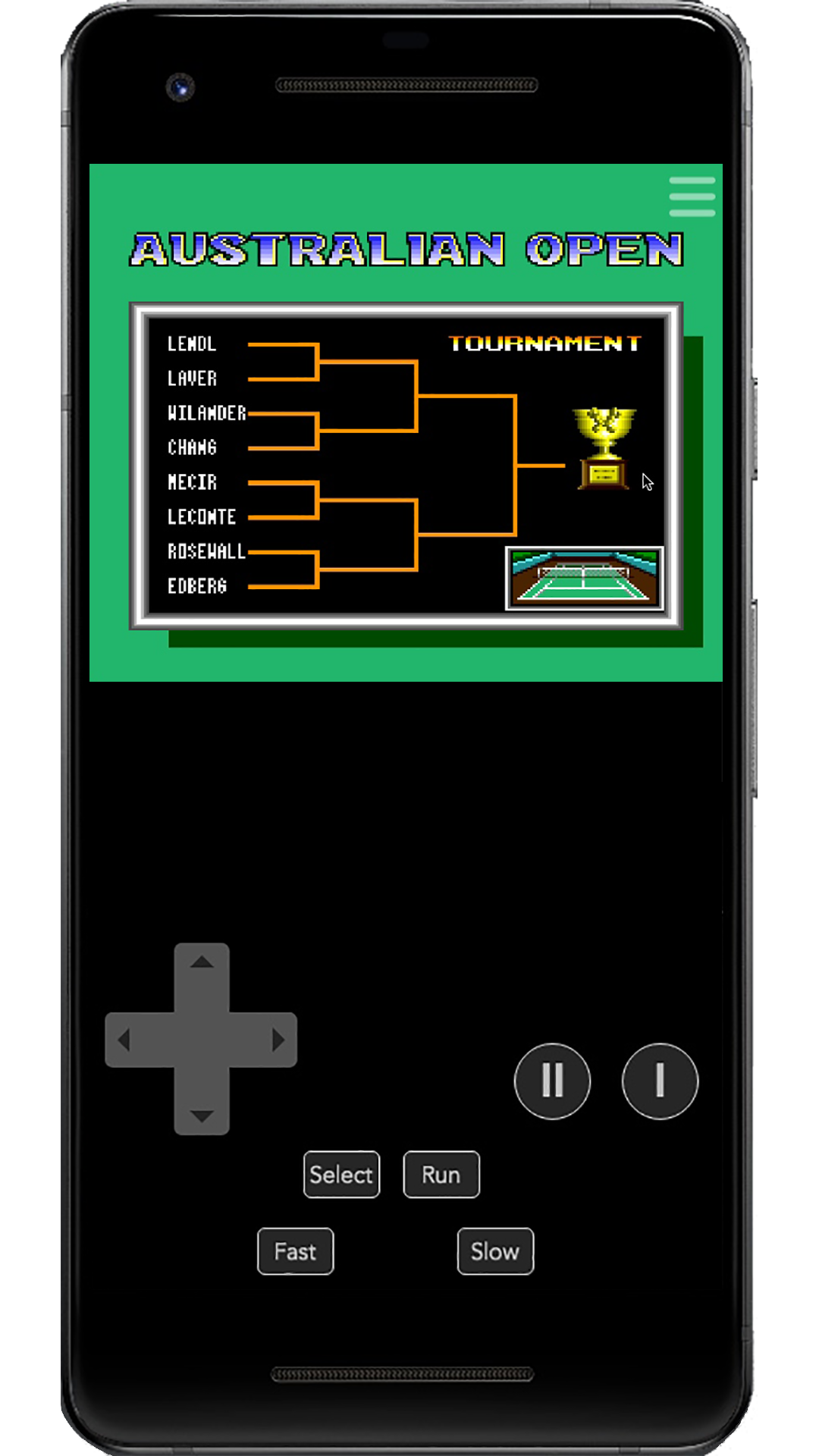 Final Match Tennis PCE Game Screenshot
