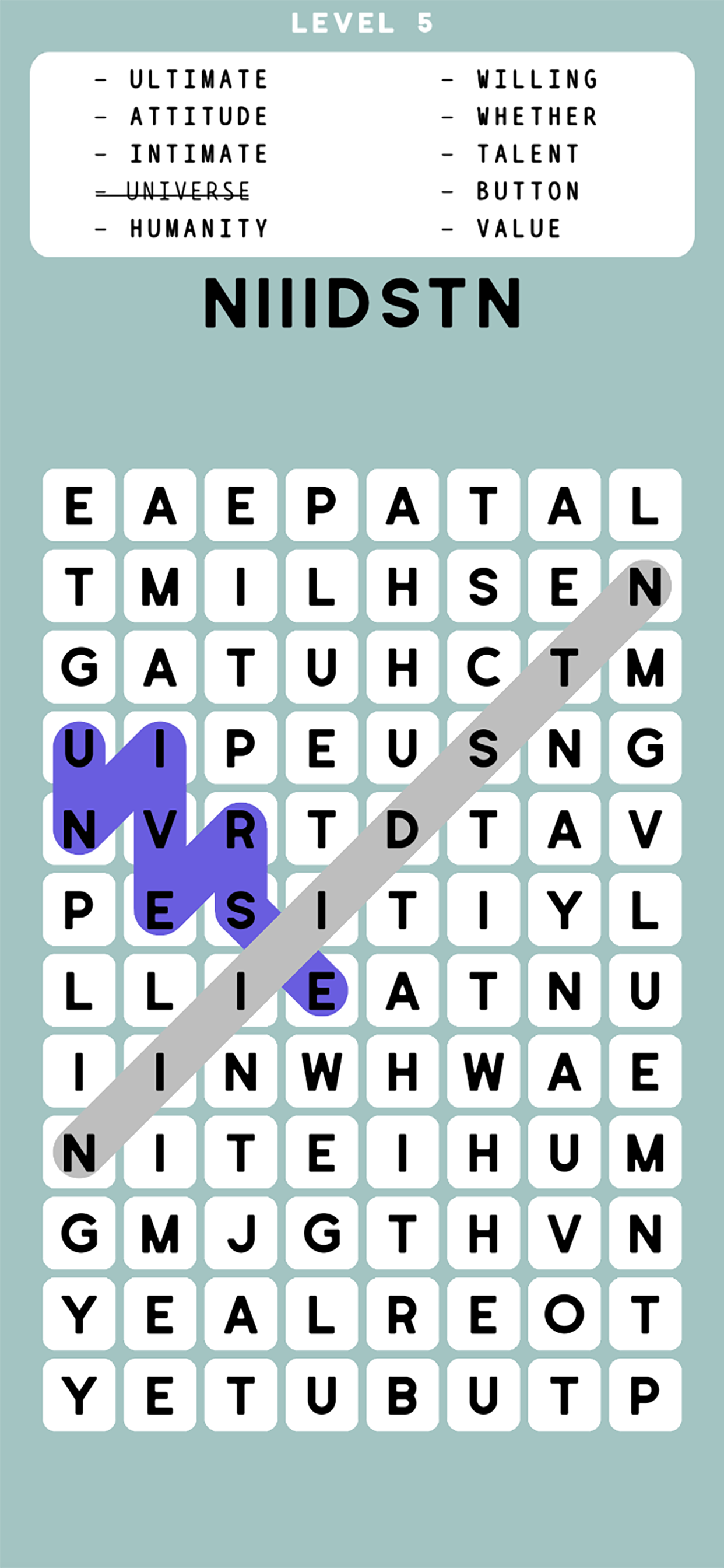 Tangled Word 遊戲截圖