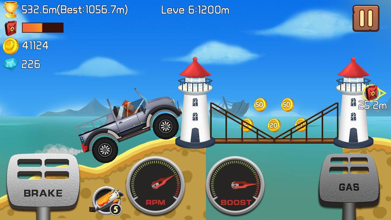Jungle Hill Racing ภาพหน้าจอเกม