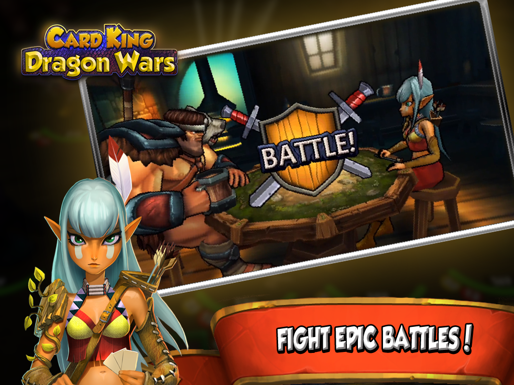 カードキング: Dragon Wars Game Screenshot