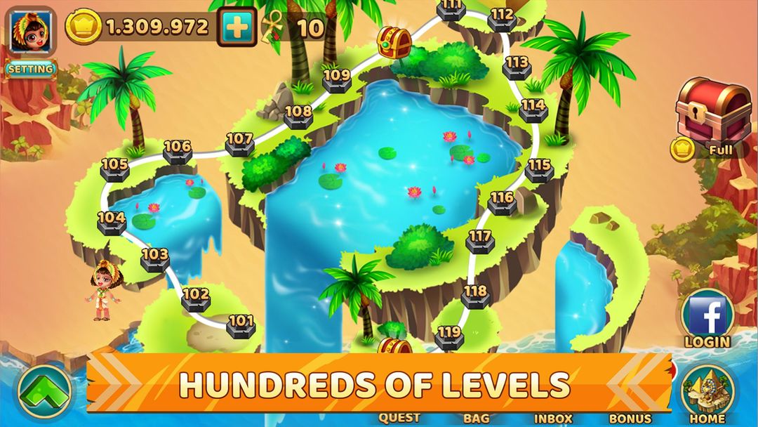 Solitaire - Pyramid Kingdom - Tripeaks screenshot game