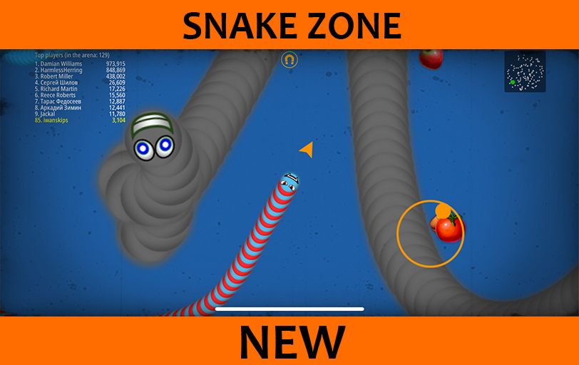 Screenshot of Snake Zone : wormzona.io