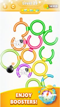 Rotate ring color puzzle Game Screenshot