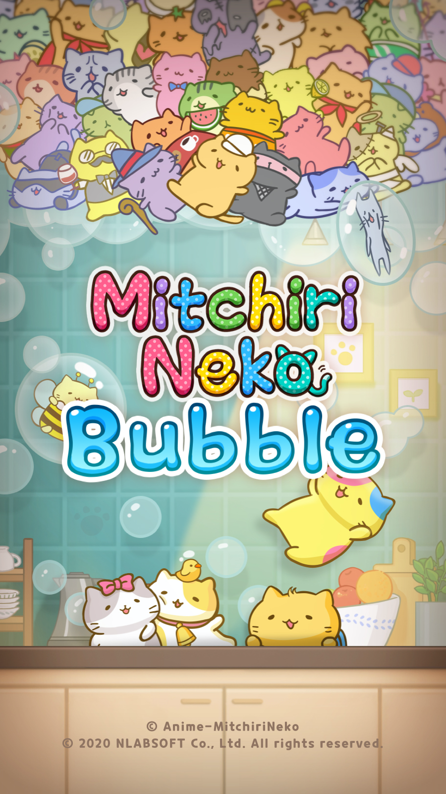 MitchiriNeko Bubble: Shooter Game Screenshot