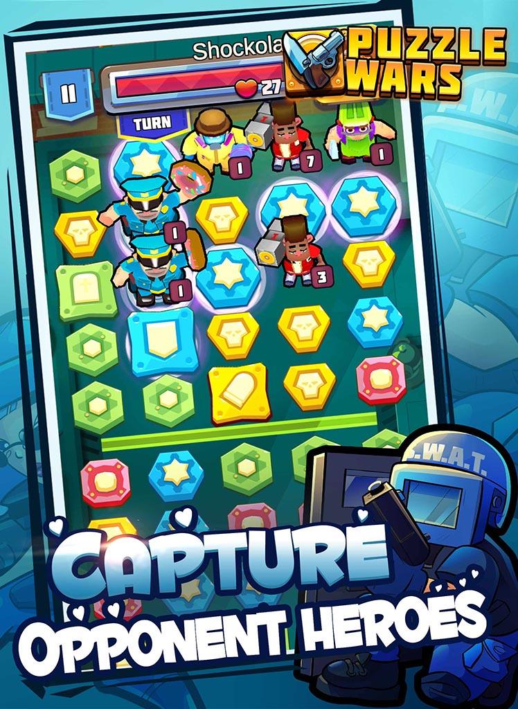 Puzzle Wars: Match 3 Battles Game Screenshot
