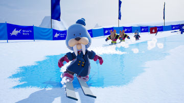 Gumball's Downhill Racing Game Screenshot
