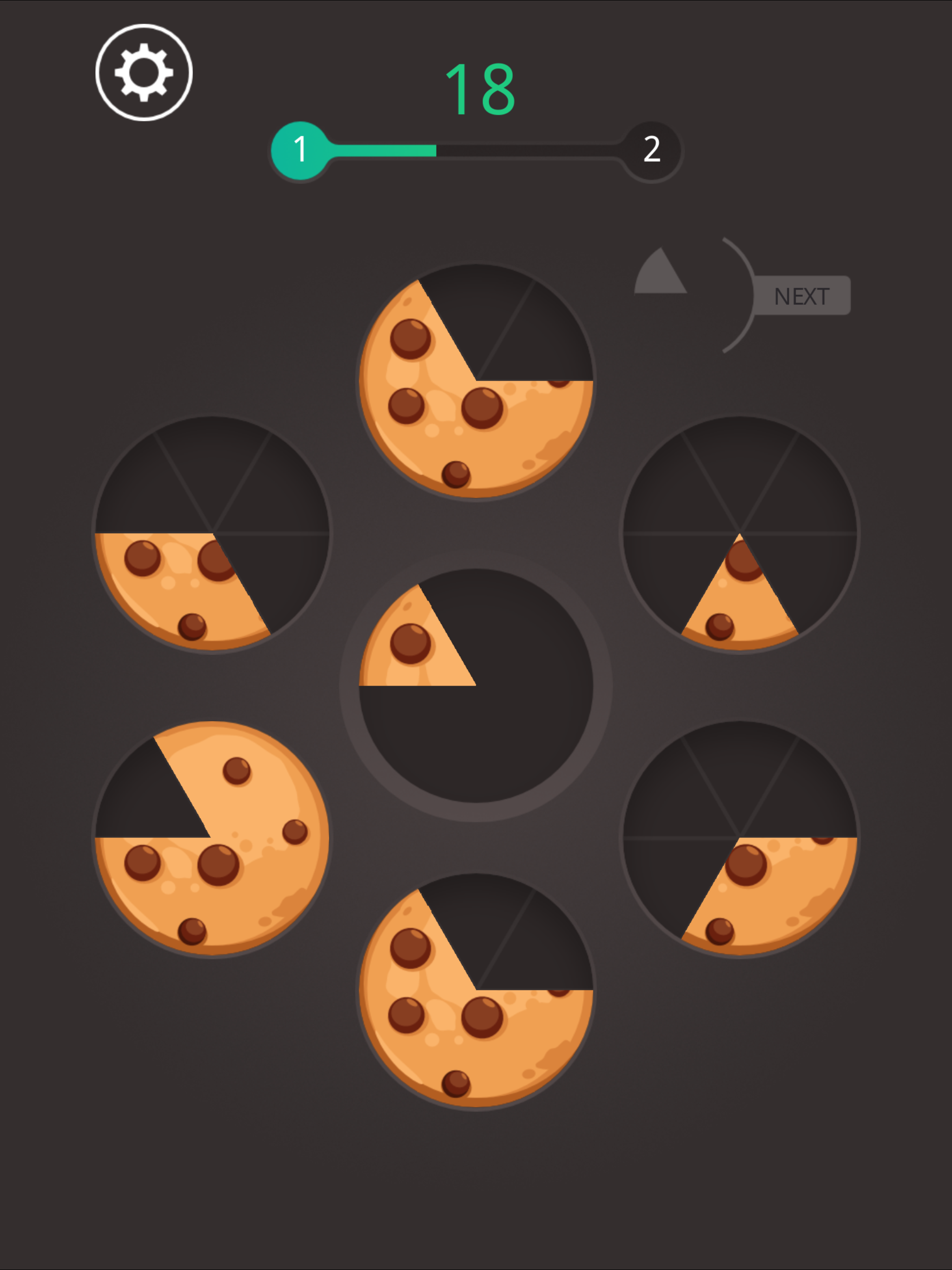 Cuplikan Layar Game Lucky Pie - Plate food with tasty slices