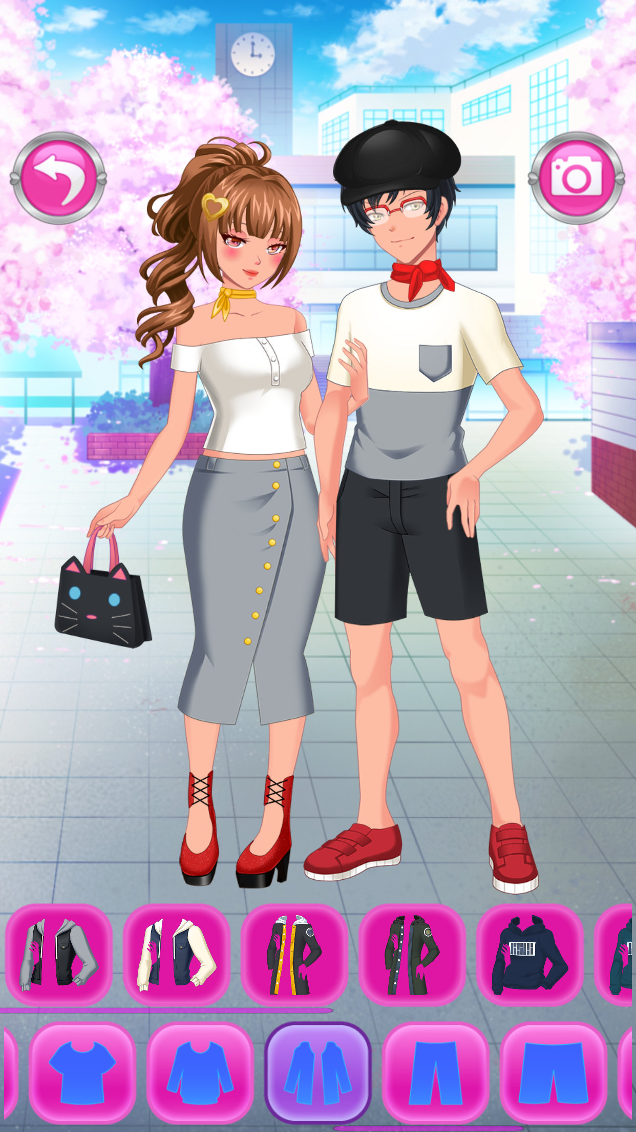 Anime Couples Dress Up Game ภาพหน้าจอเกม