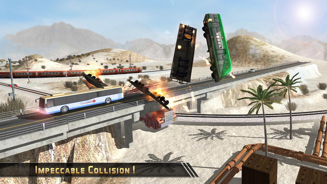 Train Jump Impossible Mega Ramp Game Screenshot