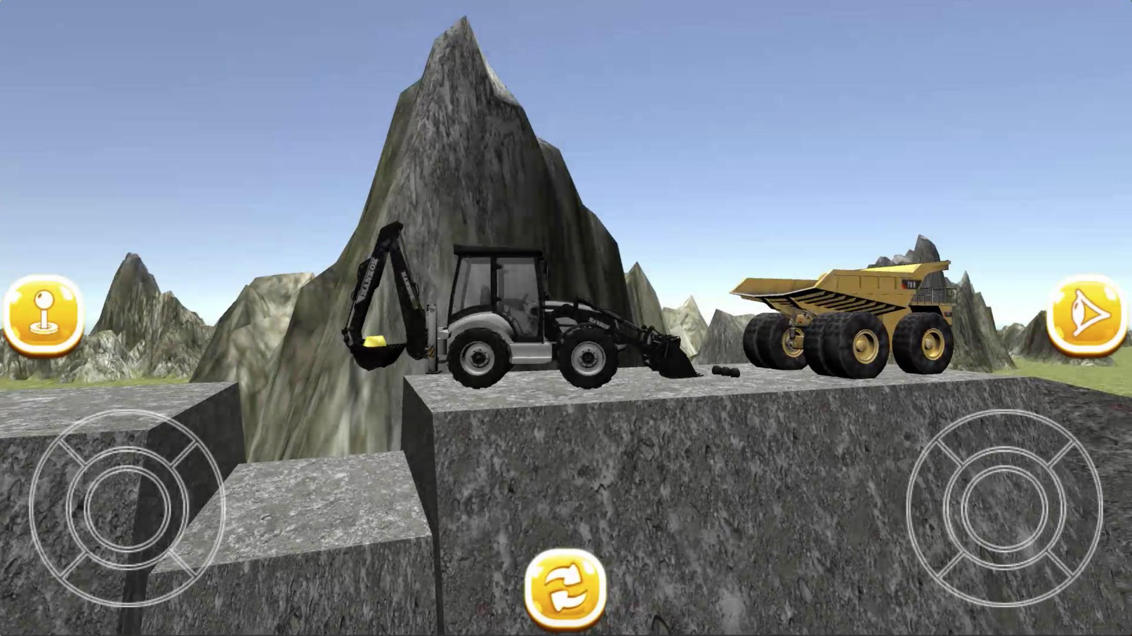 Cuplikan Layar Game Traktor Digger 3D