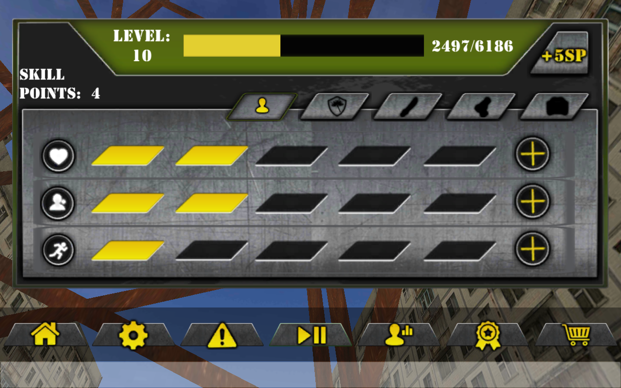 Captura de Tela do Jogo Zombie City Rush