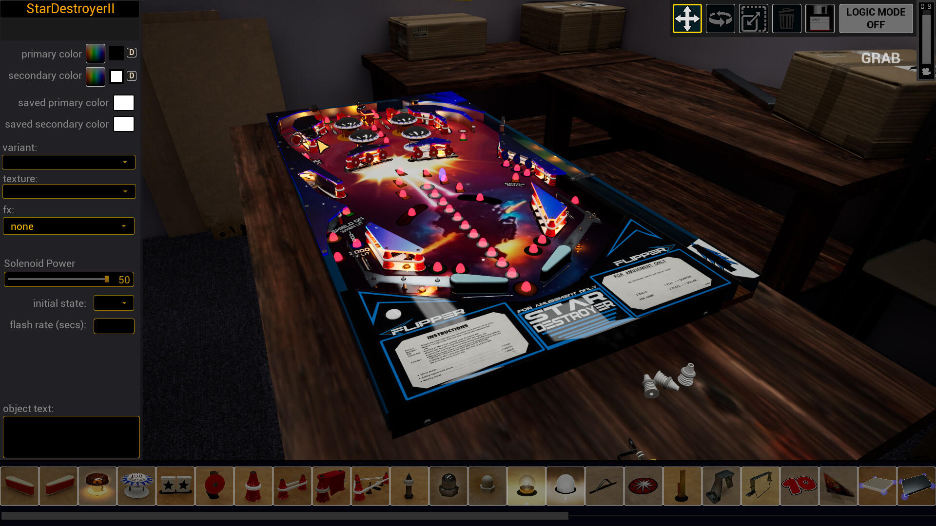 PinBuilder screenshot game