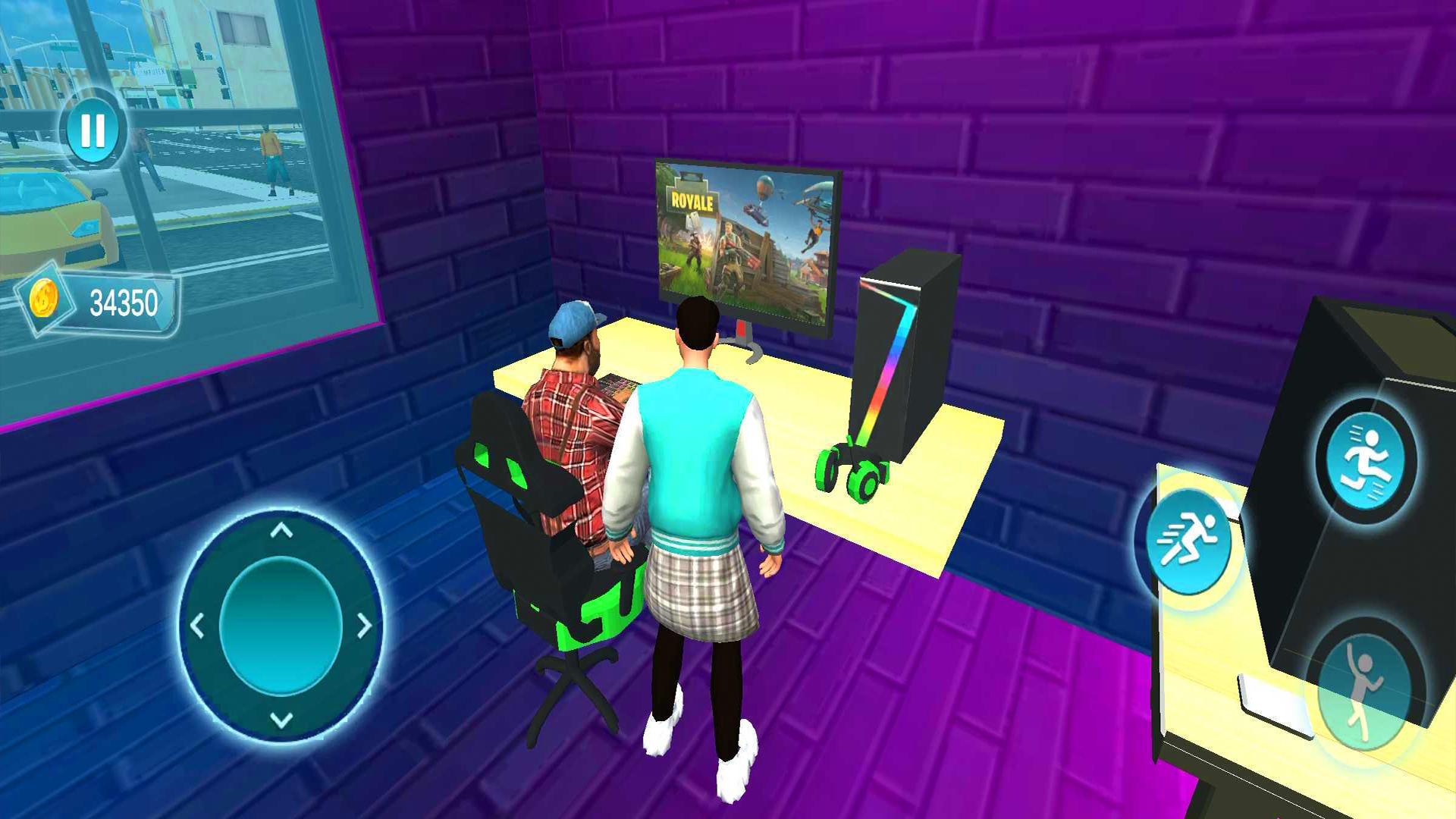 Captura de Tela do Jogo Internet Cafe Shop Simulator