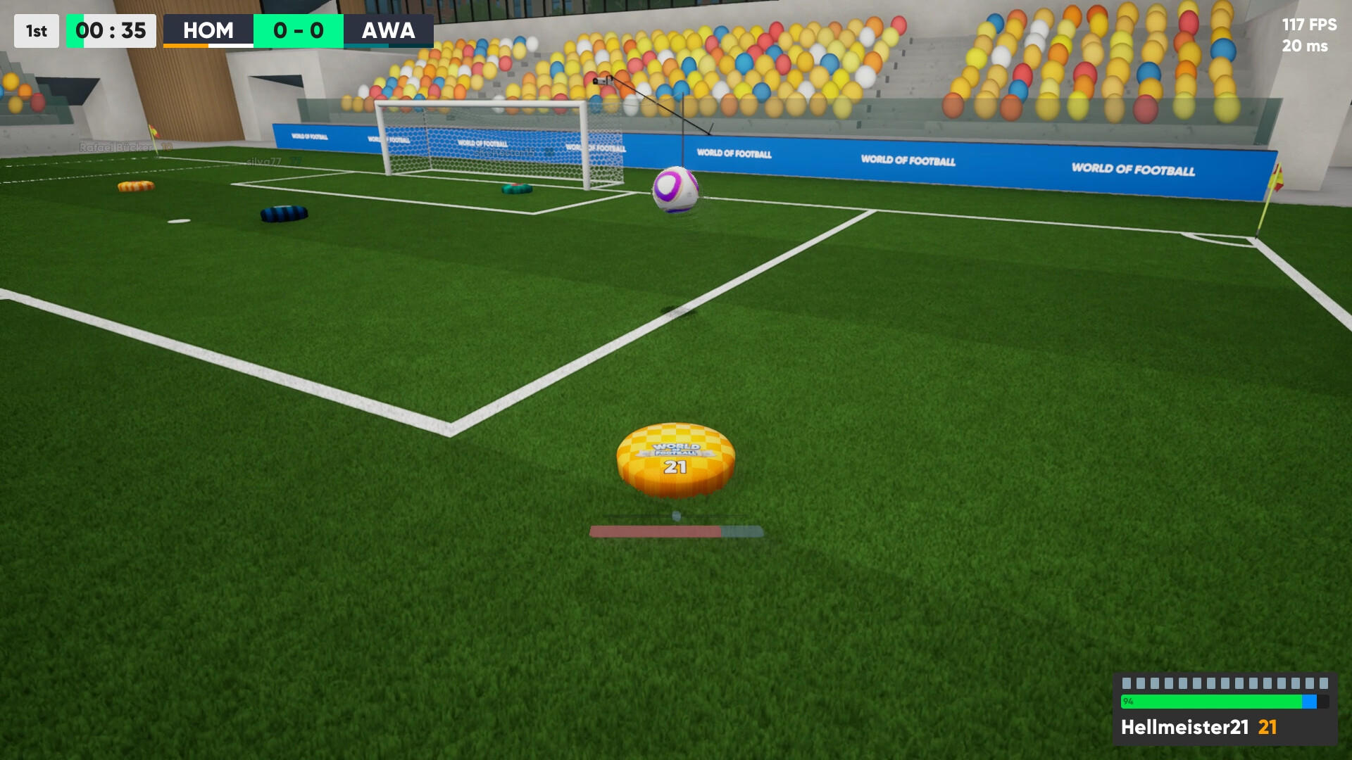 Screenshot of World of Football