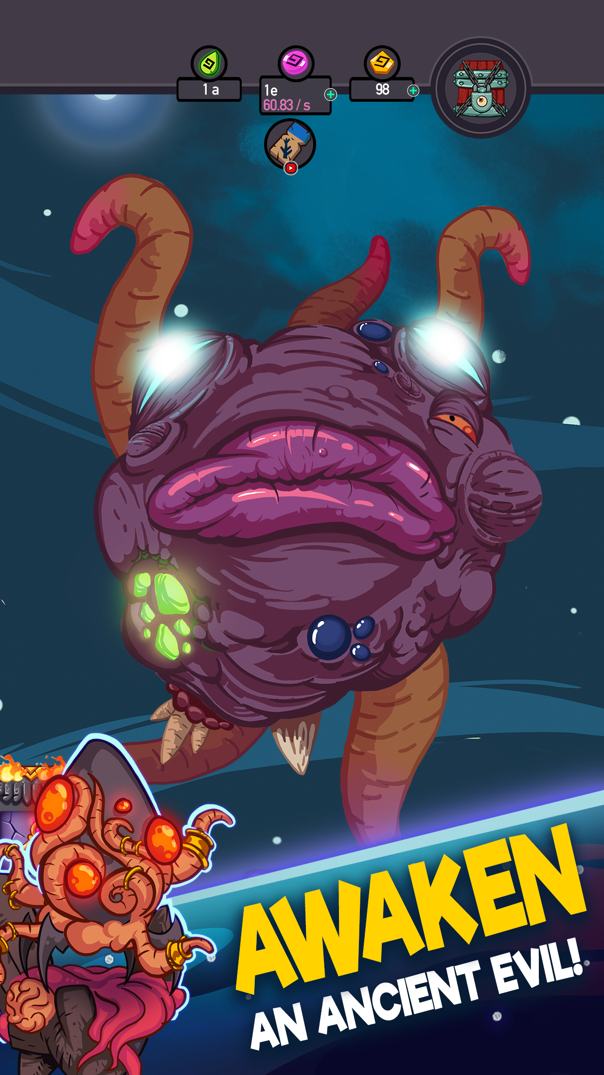 Tap Temple: Monster Clicker ภาพหน้าจอเกม