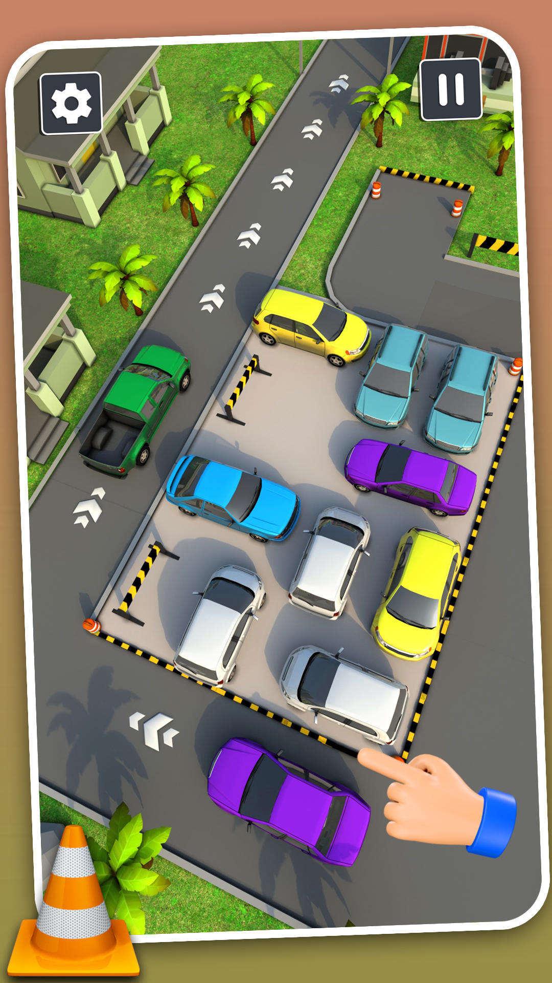 Captura de Tela do Jogo Parking Jam & Car Parking Game