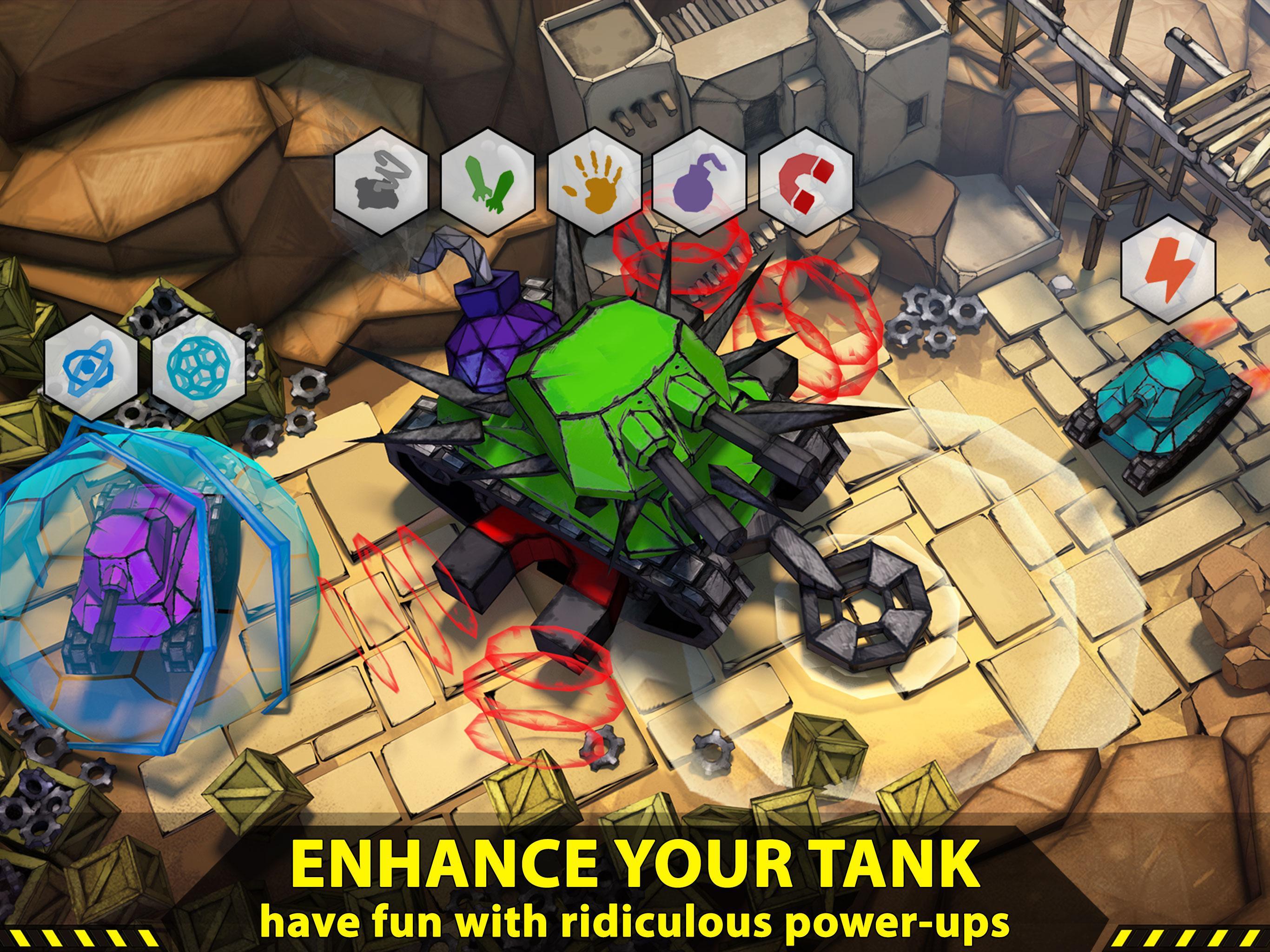 Crash of Tanks: Pocket Mayhem 게임 스크린 샷