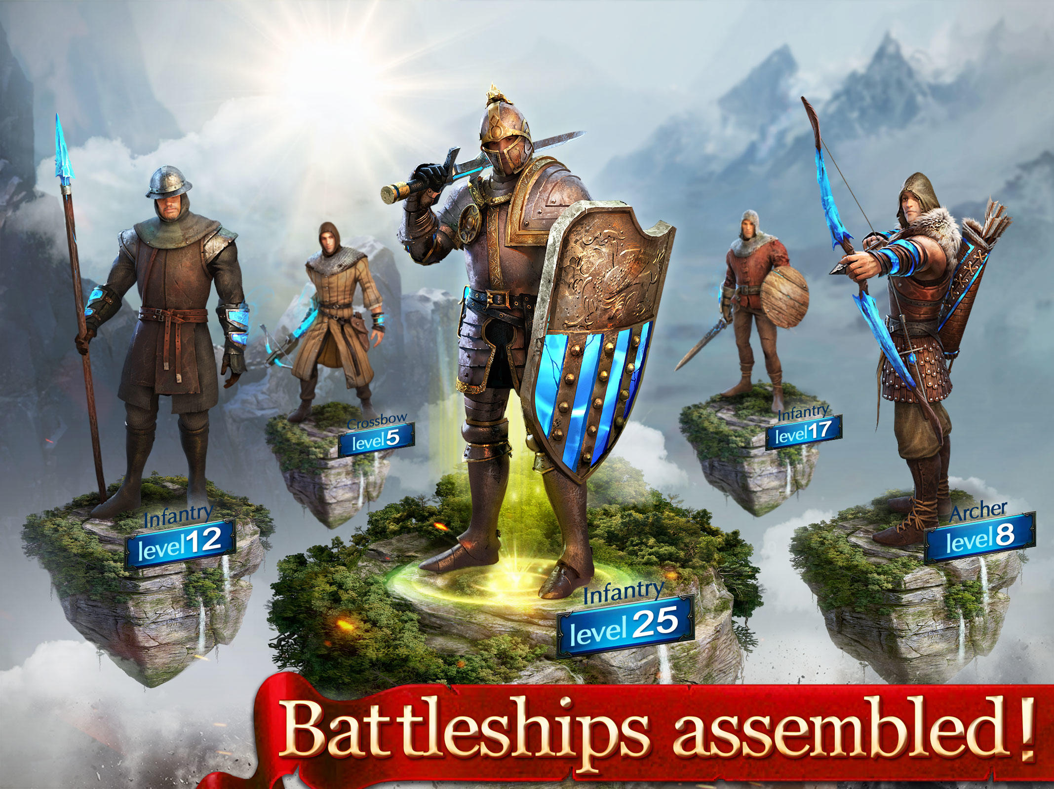 王権争覇：天空の戦い ゲームのスクリーンショット